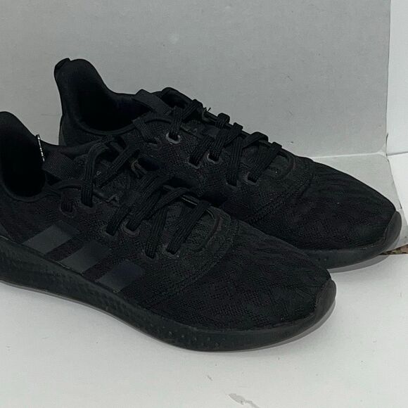 Adidas Women's Core Black Cloudfoam Puremotion Running Sneakers Shoes Size 9.5 - Picture 2 of 12
